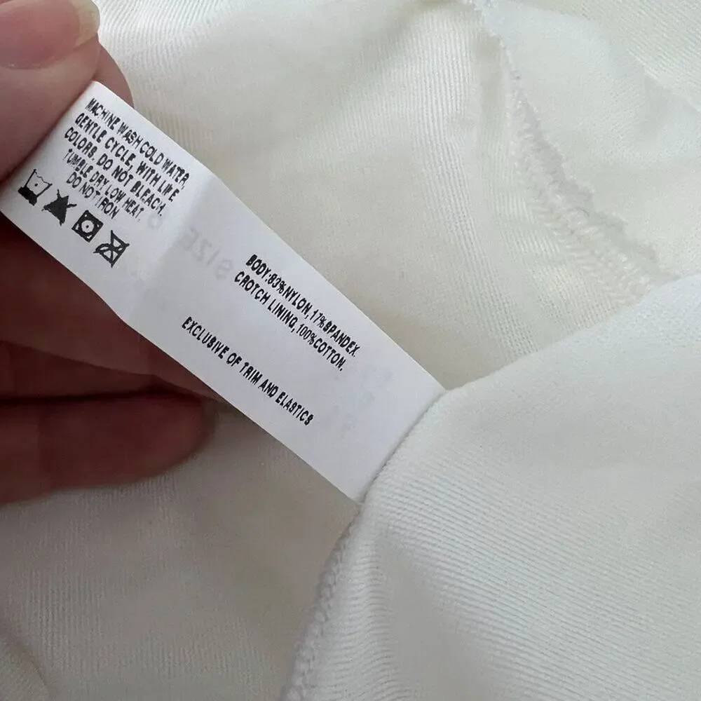Bali Skimp Skamp Brief Panty Number 2633 Womens Size 8 White